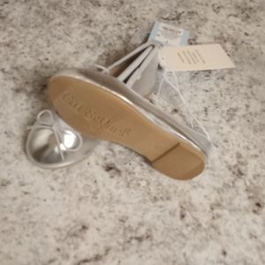 Shose Cat & Jack Silver baby 7